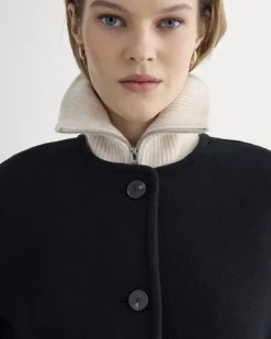 The Cocoon Coat in Wool