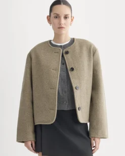 The Cocoon Coat in Wool