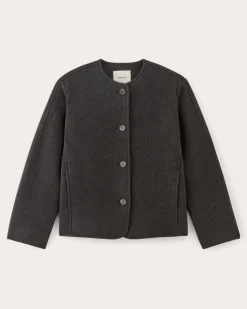 The Cocoon Coat in Wool