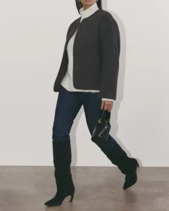 The Cocoon Coat in Wool