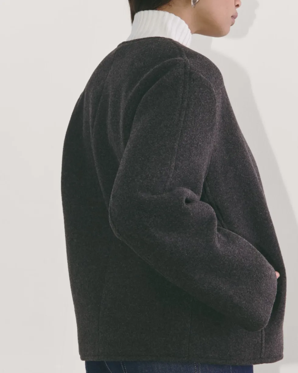 The Cocoon Coat in Wool