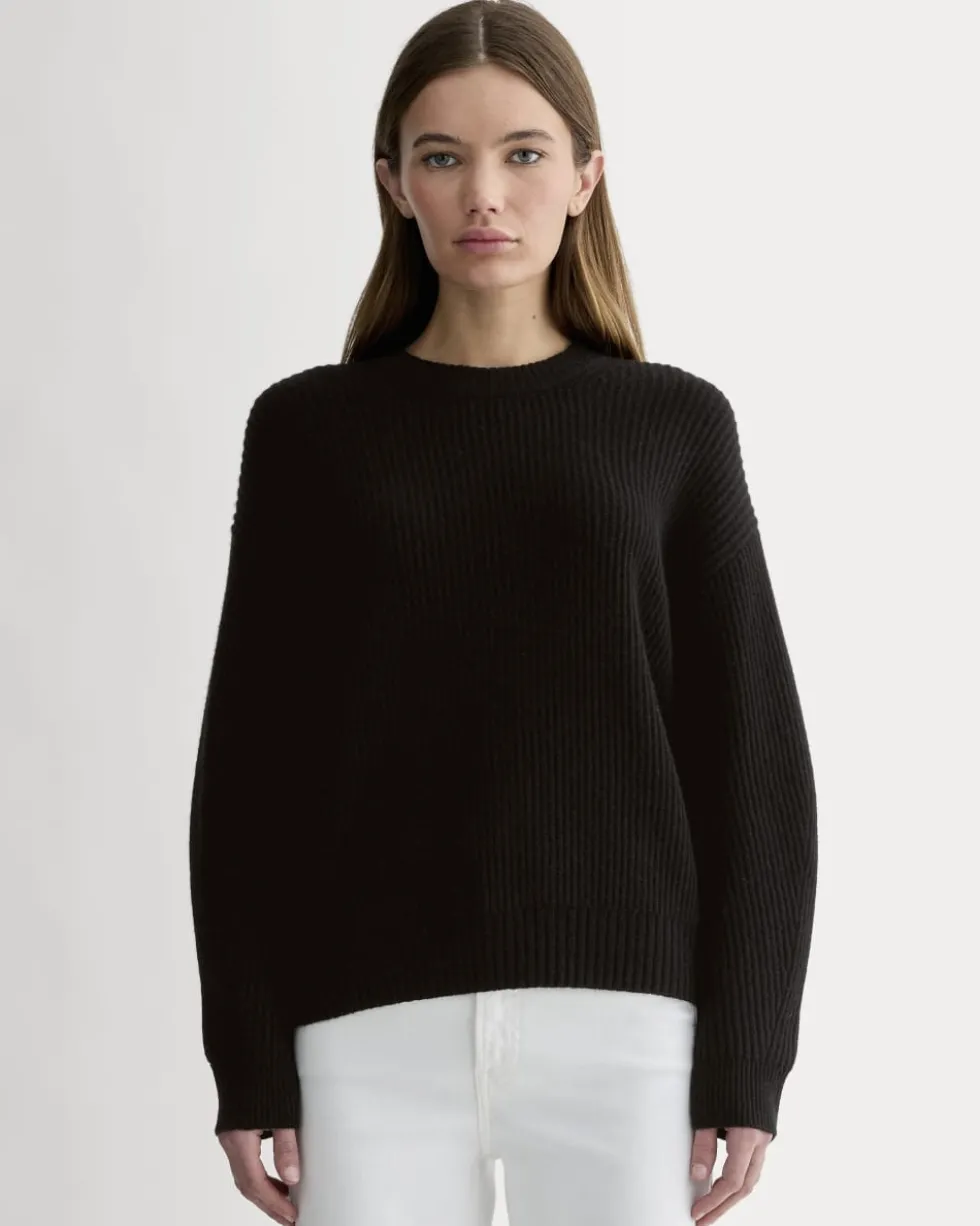 The Cocoon Crew in Wool Cashmere