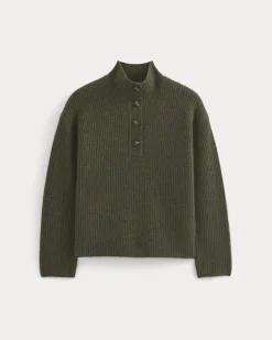 The Cocoon Henley in Wool Cashmere