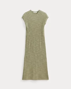 The Column Dress in Cotton Linen