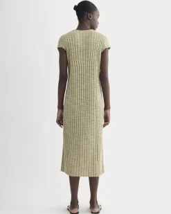 The Column Dress in Cotton Linen