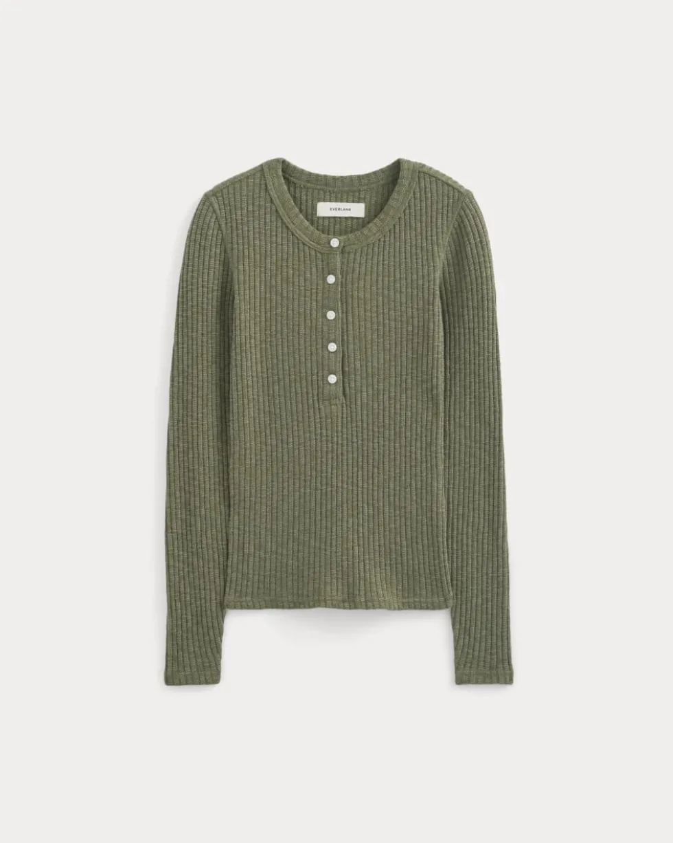 The Cozy Rib Henley