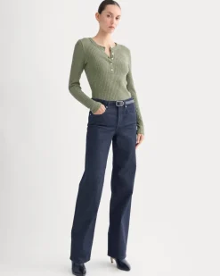 The Cozy Rib Henley