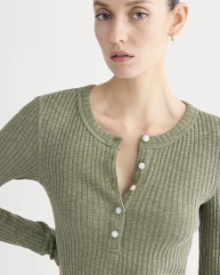 The Cozy Rib Henley