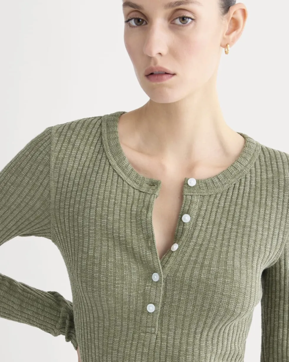 The Cozy Rib Henley