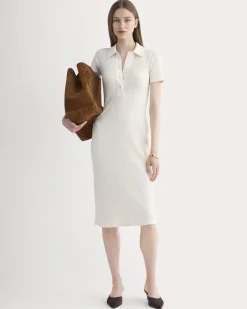 The Cozy Rib Polo Dress
