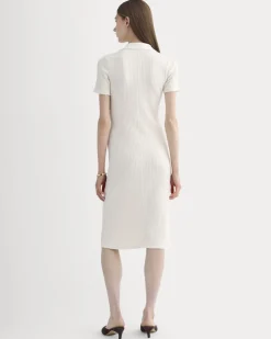 The Cozy Rib Polo Dress