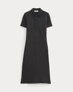 The Cozy Rib Polo Dress