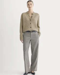 The Crew Cardigan in Alpaca