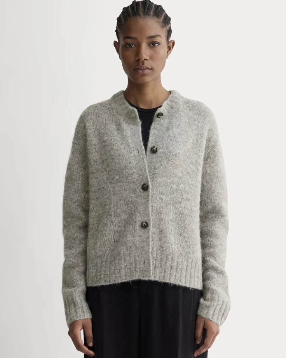 The Crew Cardigan in Alpaca