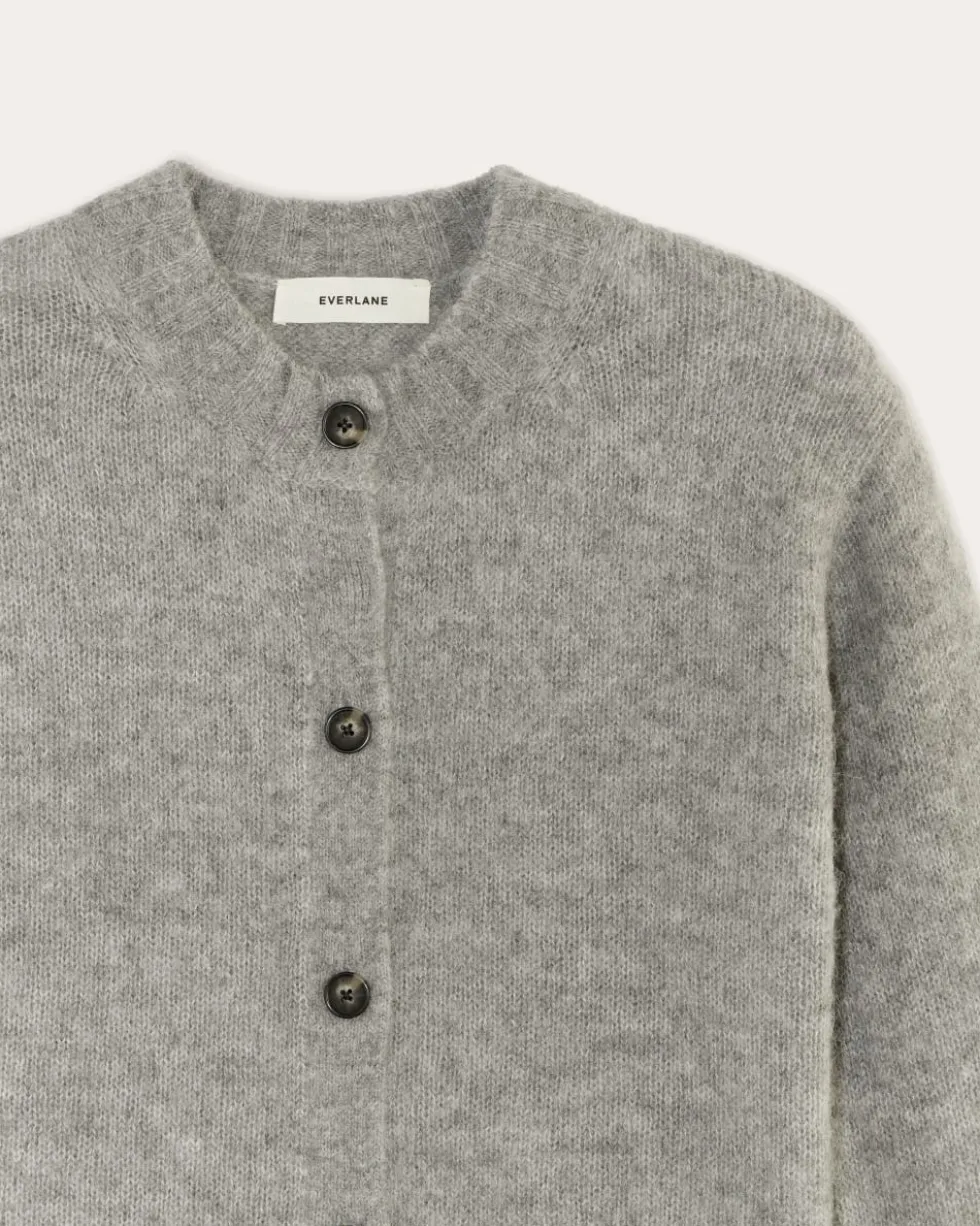 The Crew Cardigan in Alpaca