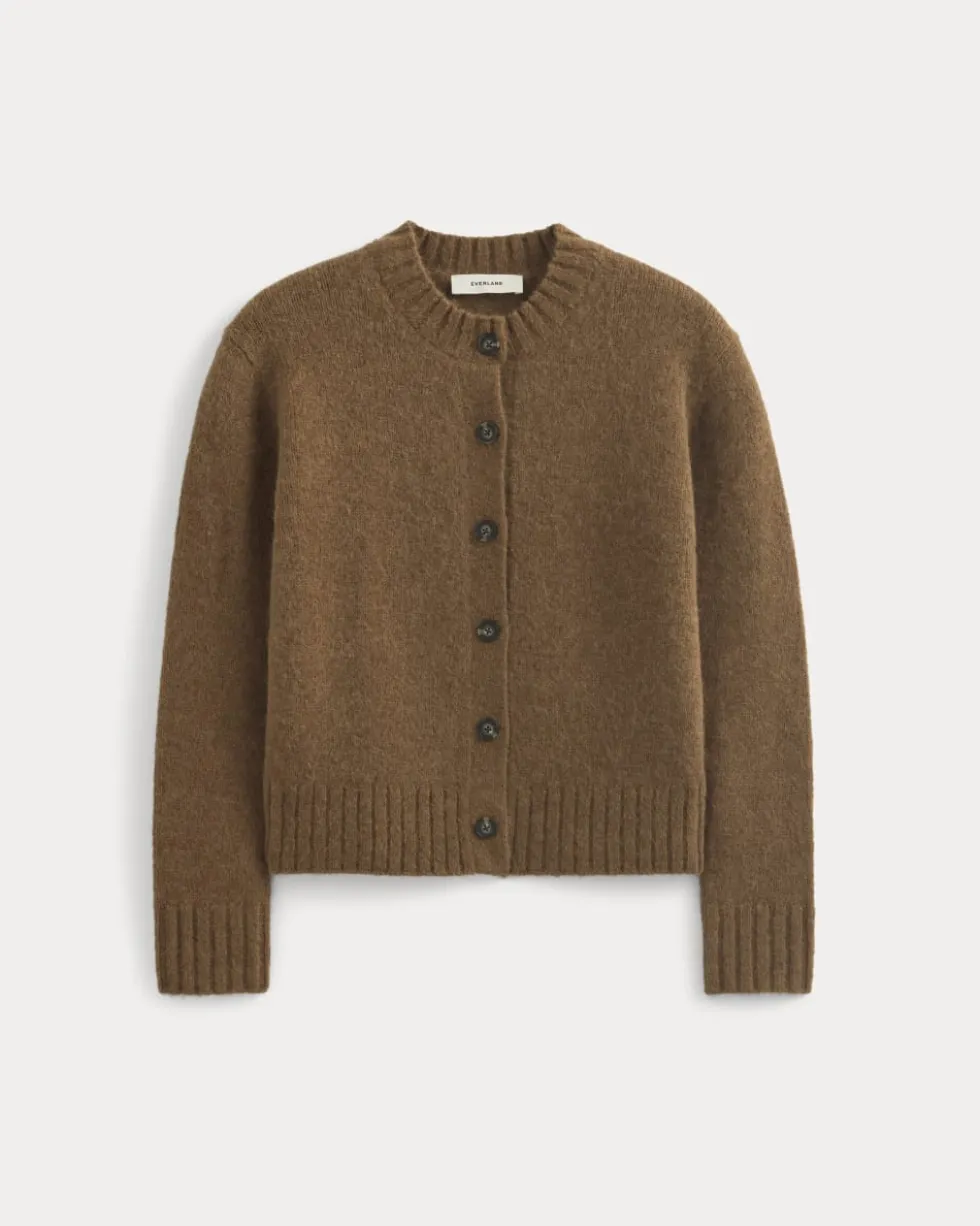 The Crew Cardigan in Alpaca