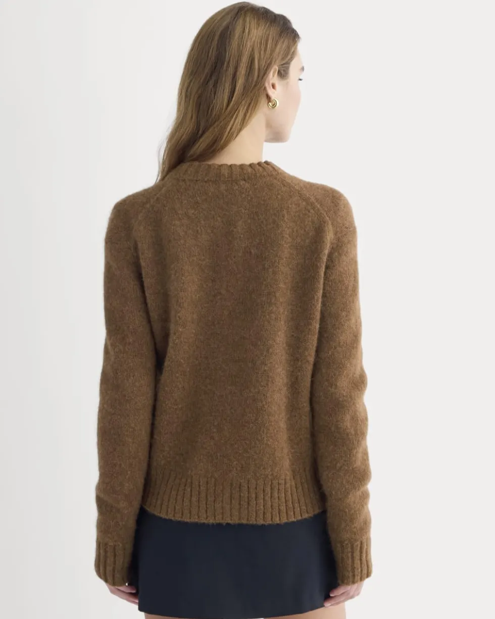 The Crew Cardigan in Alpaca