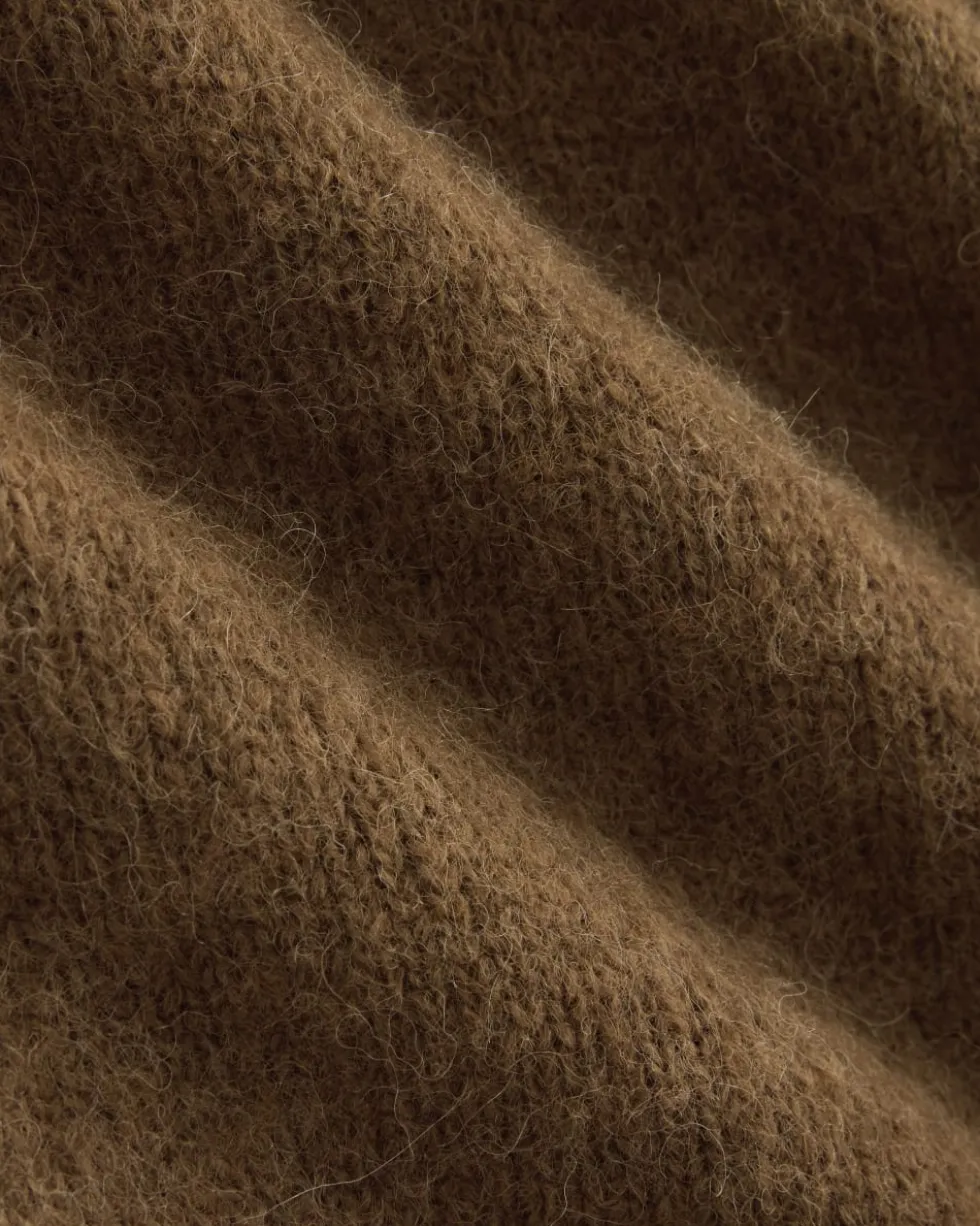 The Crew Cardigan in Alpaca