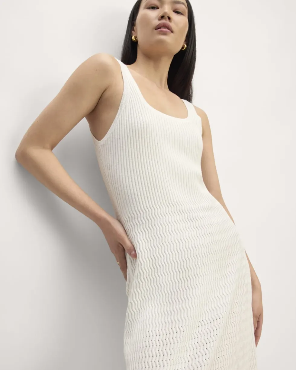 The Crochet Knit Tank Dress