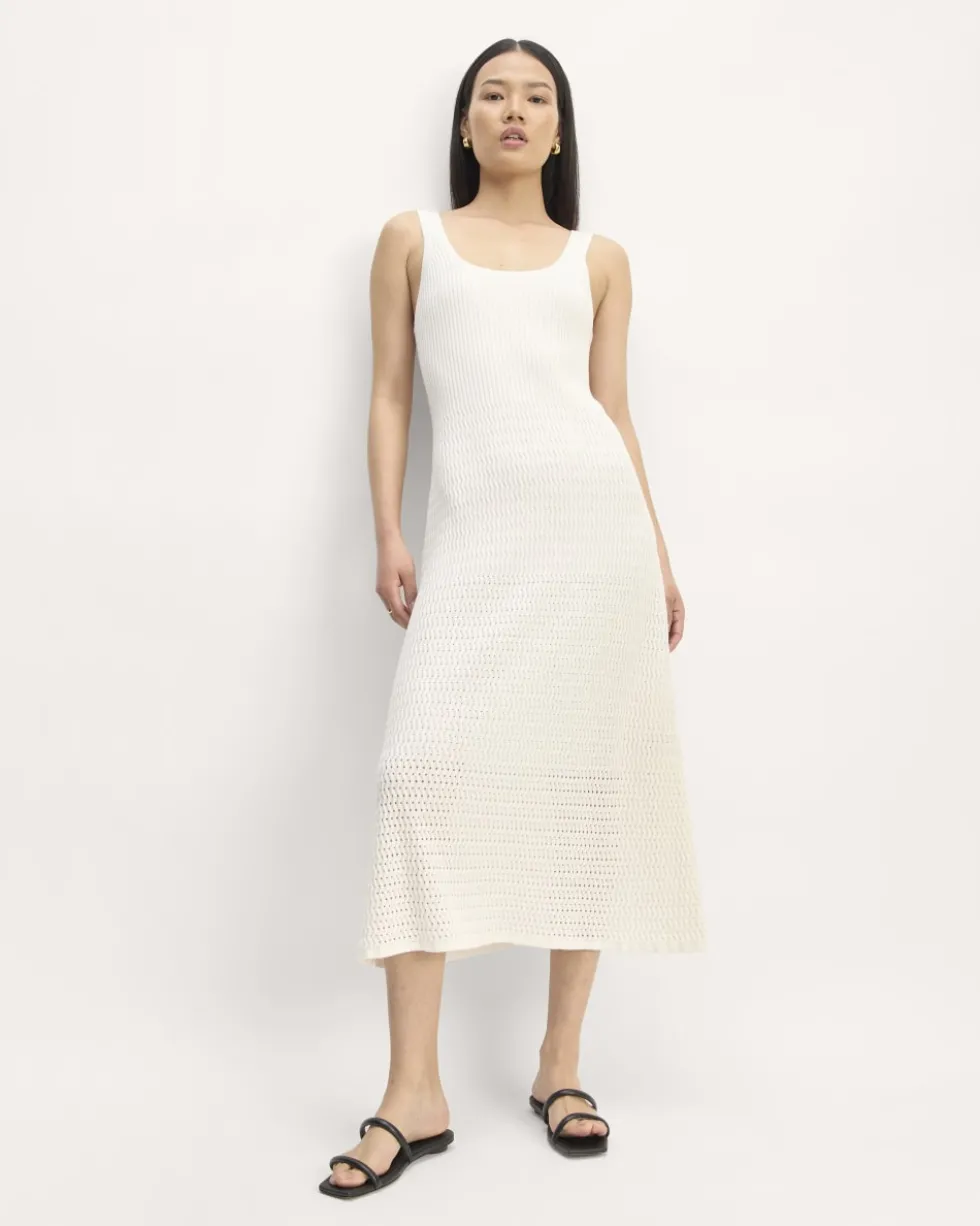 The Crochet Knit Tank Dress