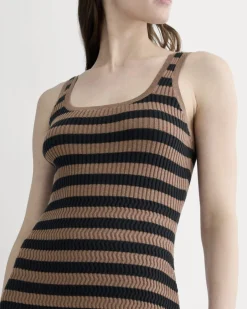 The Crochet Knit Tank Dress
