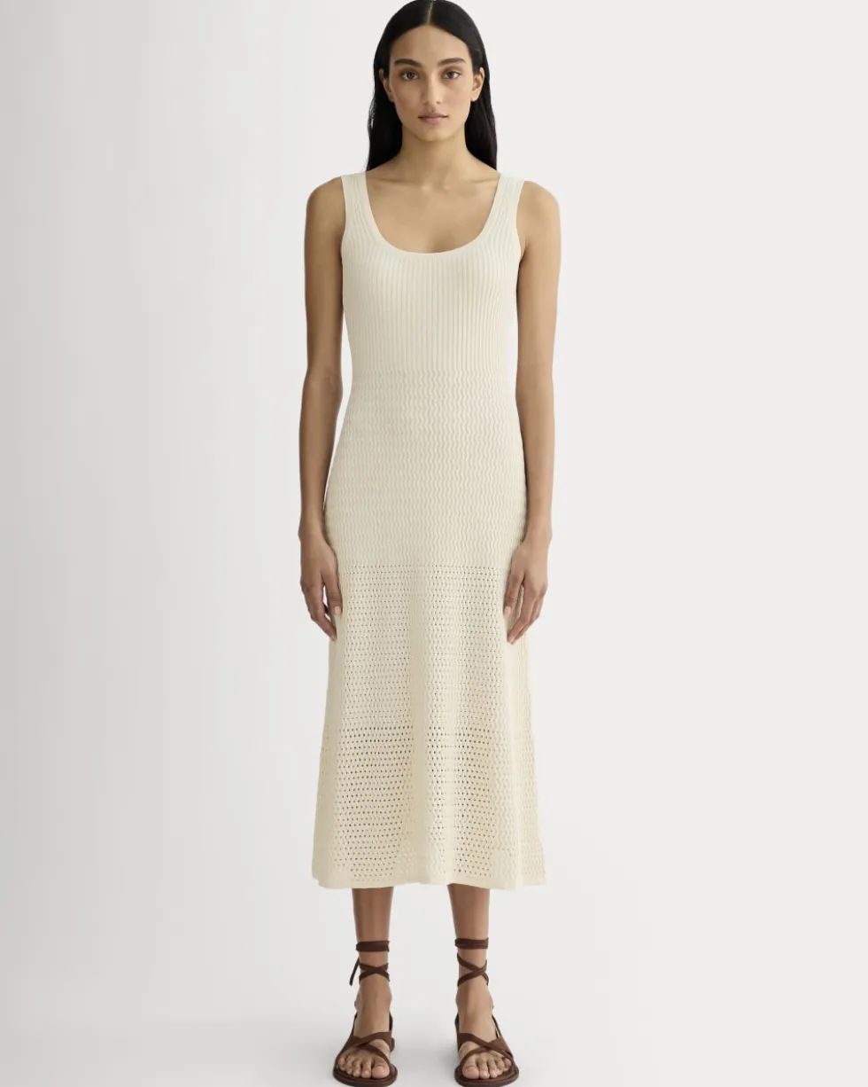 The Crochet Knit Tank Dress