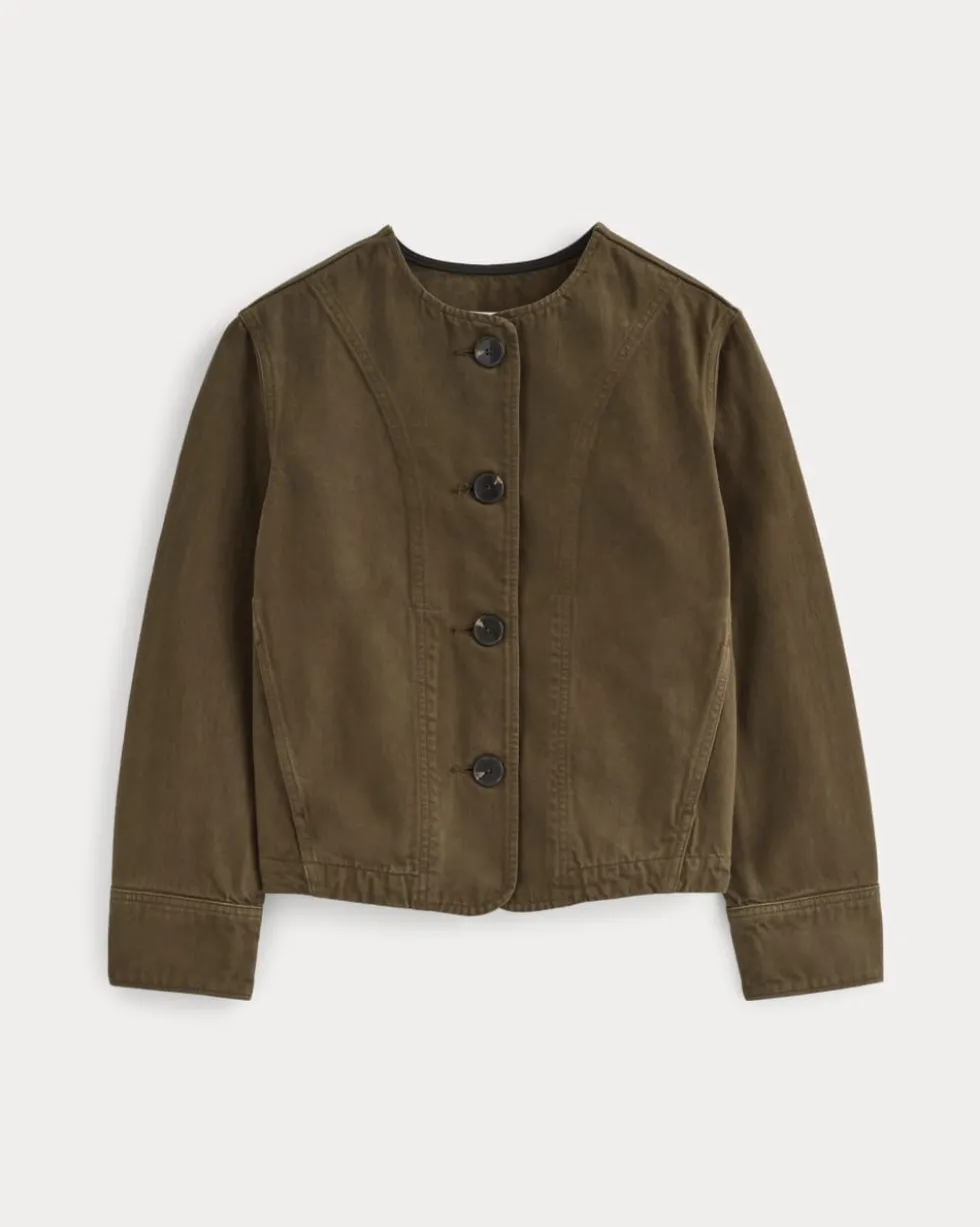The Denim Barrel Jacket