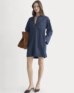 The Denim Popover Dress