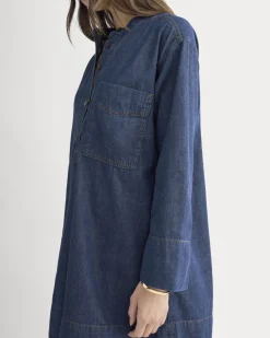 The Denim Popover Dress