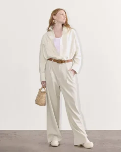 The Draper Pleated Pant in Buttersmooth