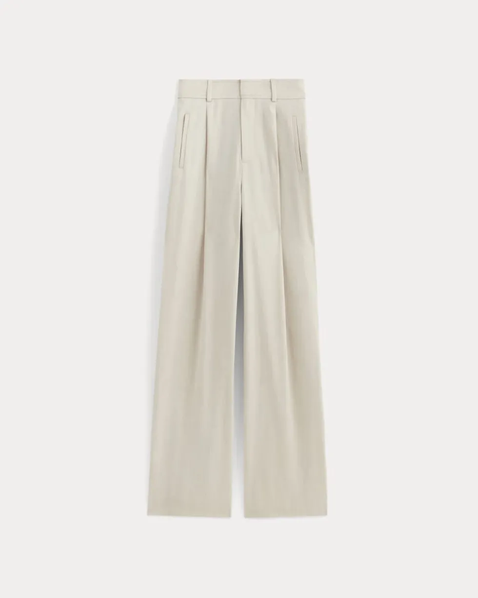 The Draper Pleated Pant in Buttersmooth