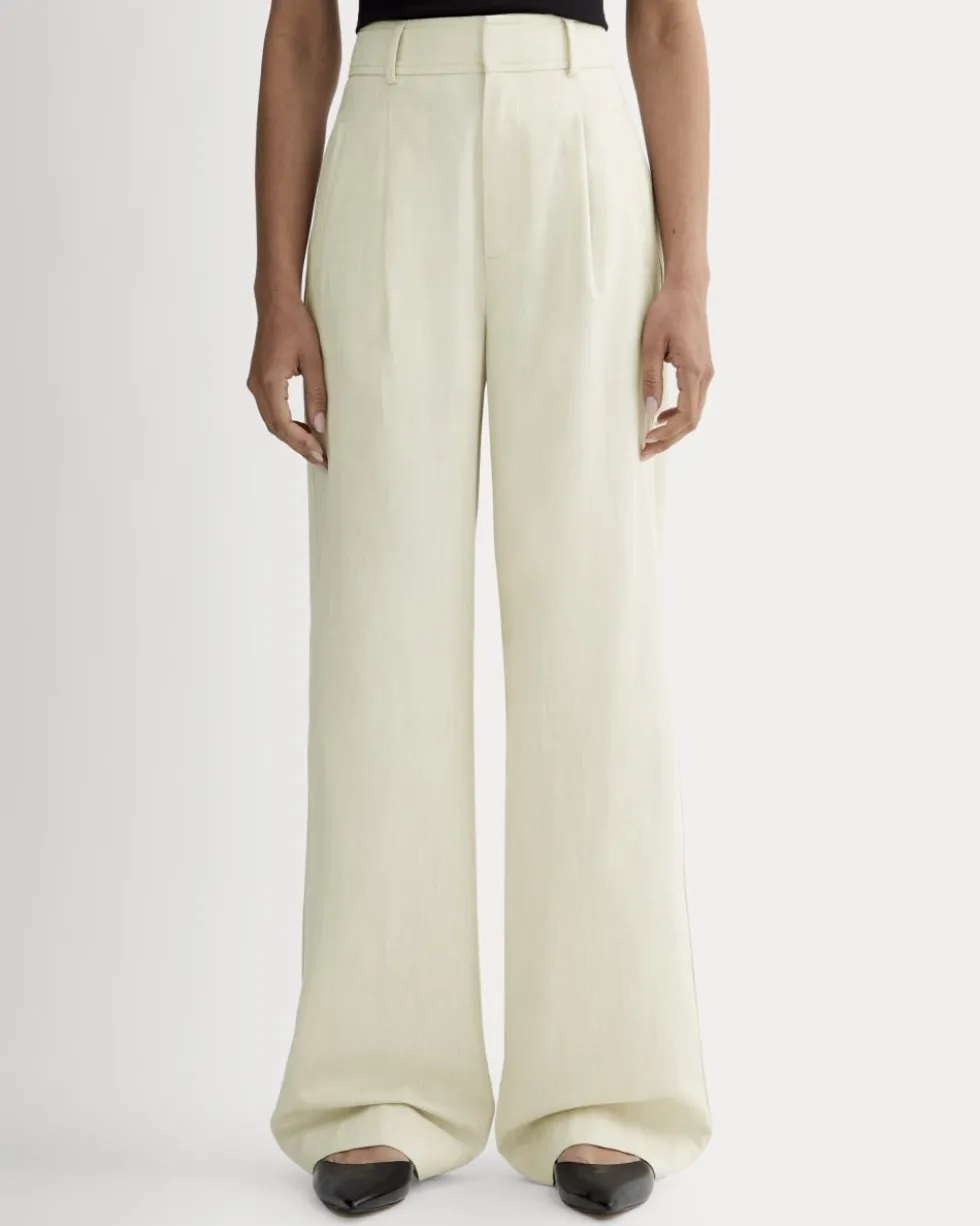 The Draper Pleated Pant in Buttersmooth