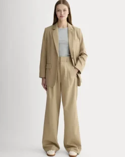 The Draper Pleated Pant in Buttersmooth