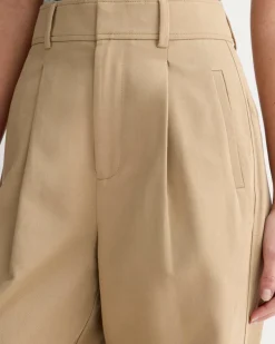 The Draper Pleated Pant in Buttersmooth