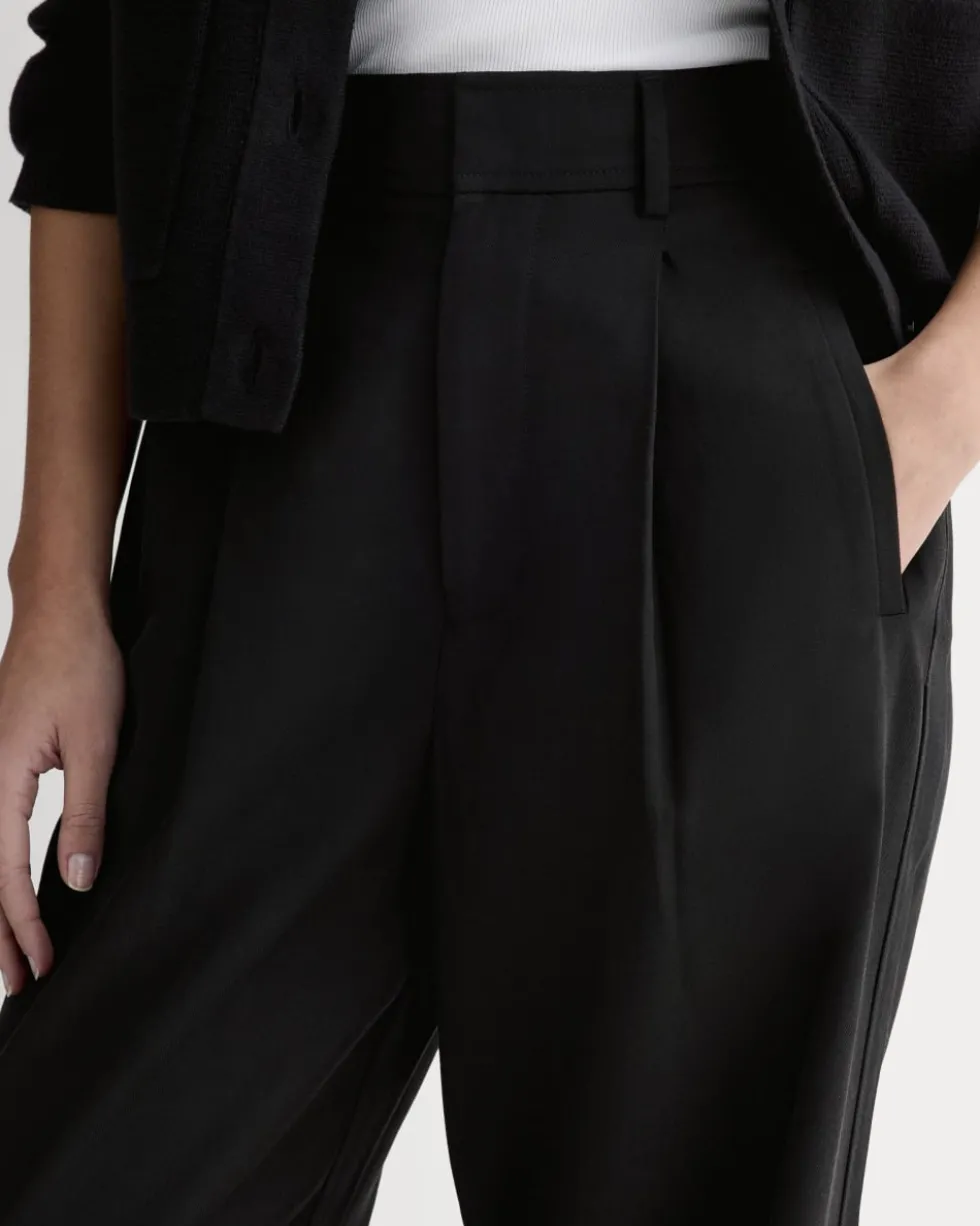 The Draper Pleated Pant in Buttersmooth