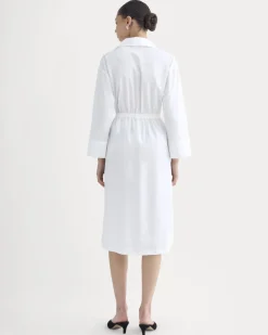 The Drawcord Shirtdress in Ultrasoft Cotton