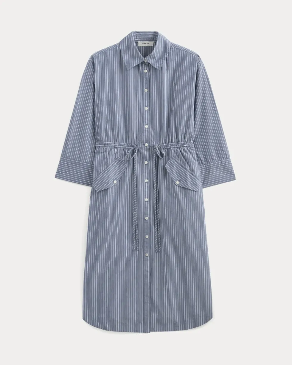 The Drawcord Shirtdress in Ultrasoft Cotton