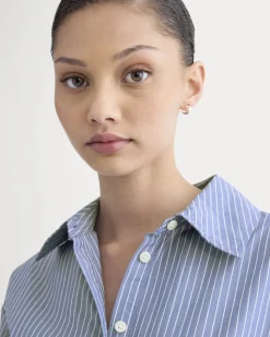 The Drawcord Shirtdress in Ultrasoft Cotton