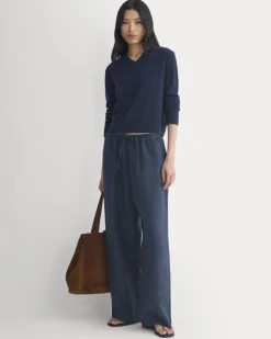 The Drawstring Pant in Linen