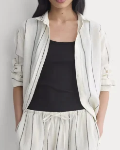 The Drawstring Pant in Linen