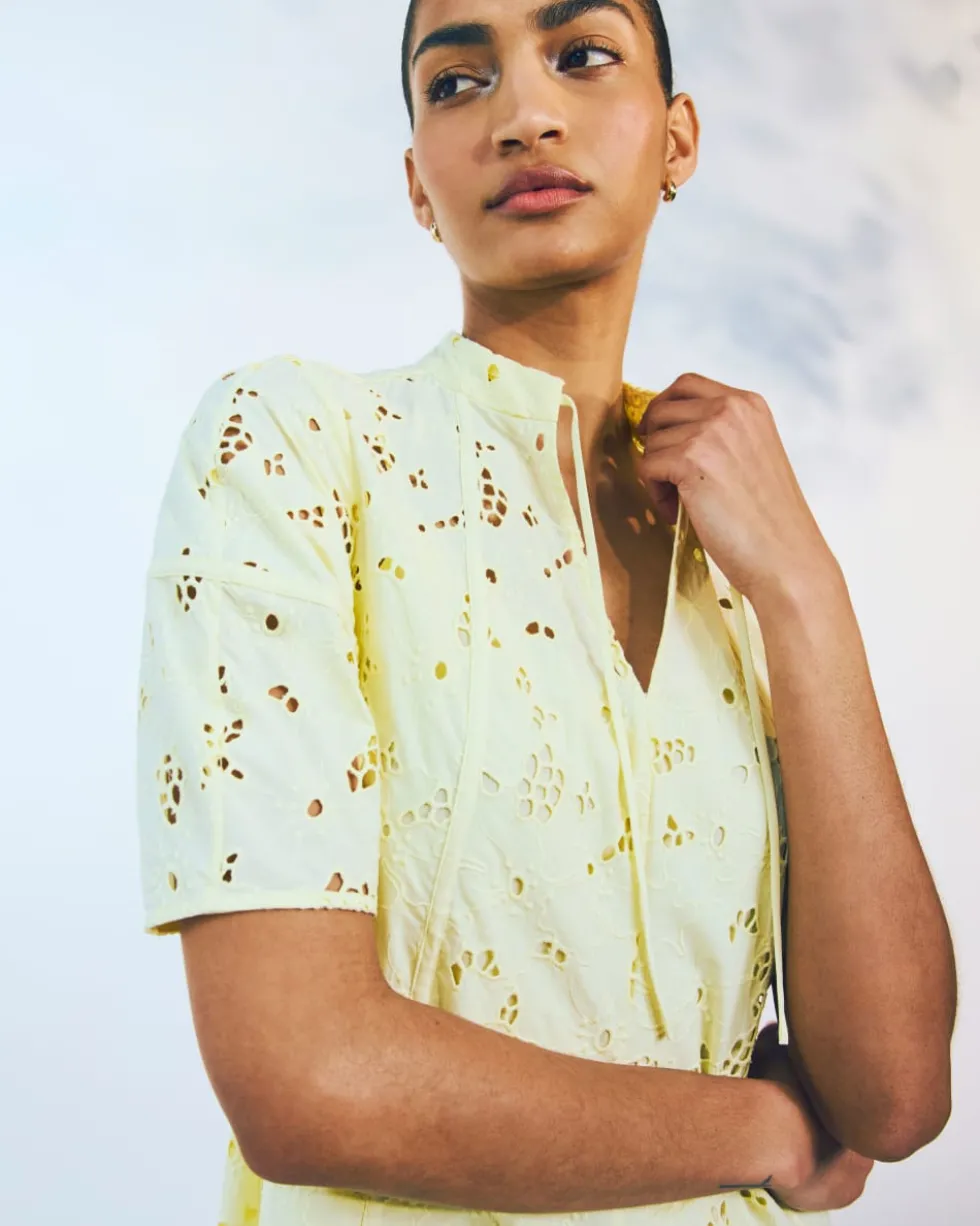 The Eyelet Midi Dress