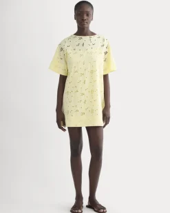 The Eyelet Mini Shift Dress