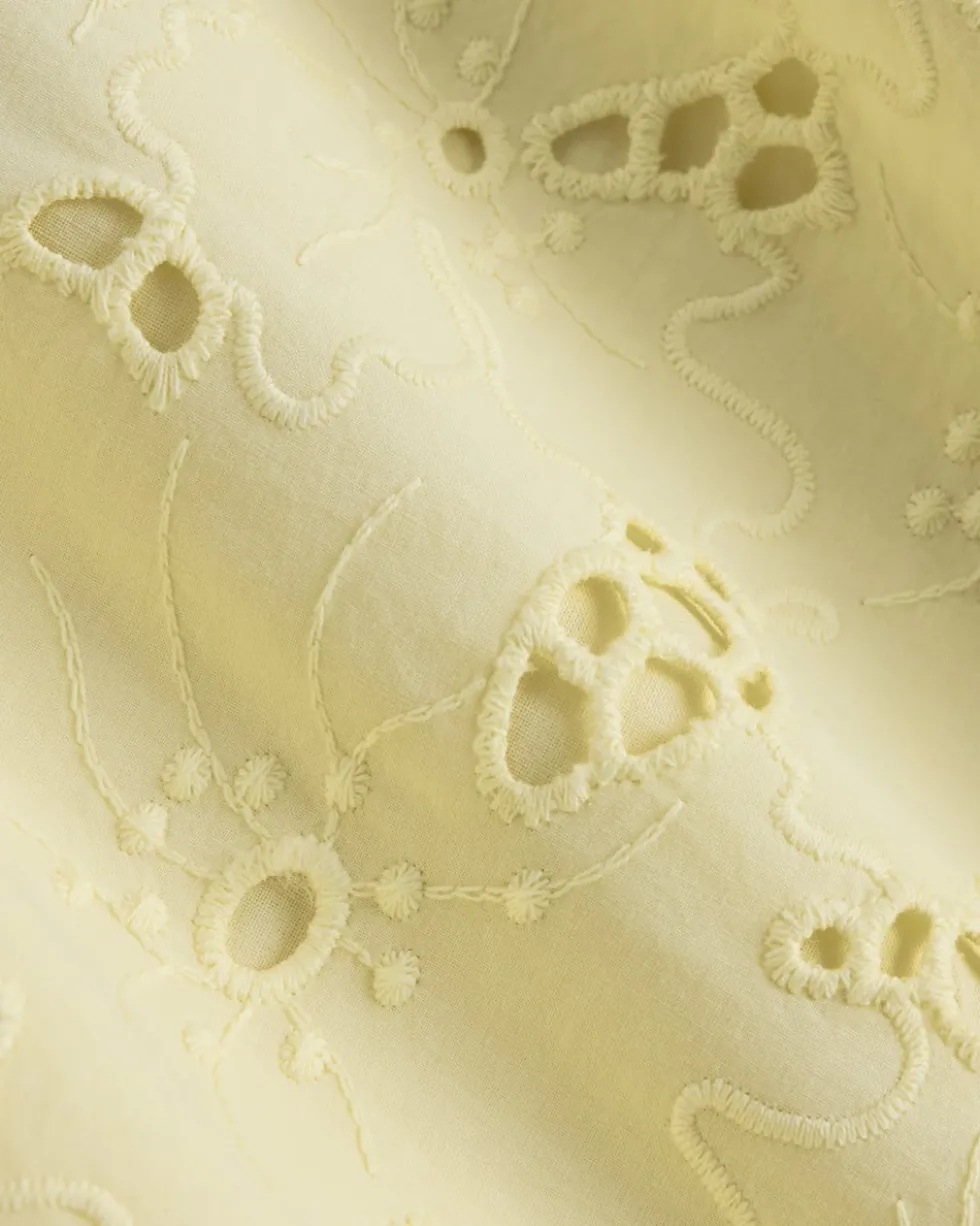 The Eyelet Mini Shift Dress