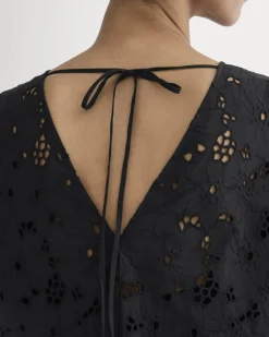 The Eyelet Mini Shift Dress