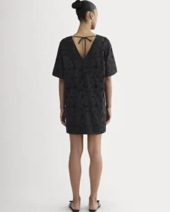 The Eyelet Mini Shift Dress