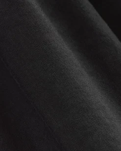 The Flutter-Sleeve Dress in Stretch Linen