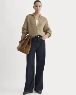 The Full-Zip Sweater in Everyday Cotton