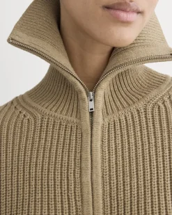The Full-Zip Sweater in Everyday Cotton