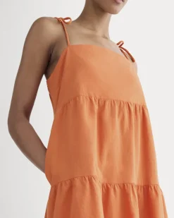 The Gauze Mini Tiered Dress