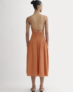 The Gauze Open-Back Dress